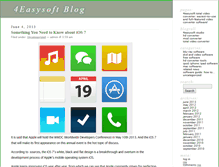 Tablet Screenshot of blog.4easysoft.com
